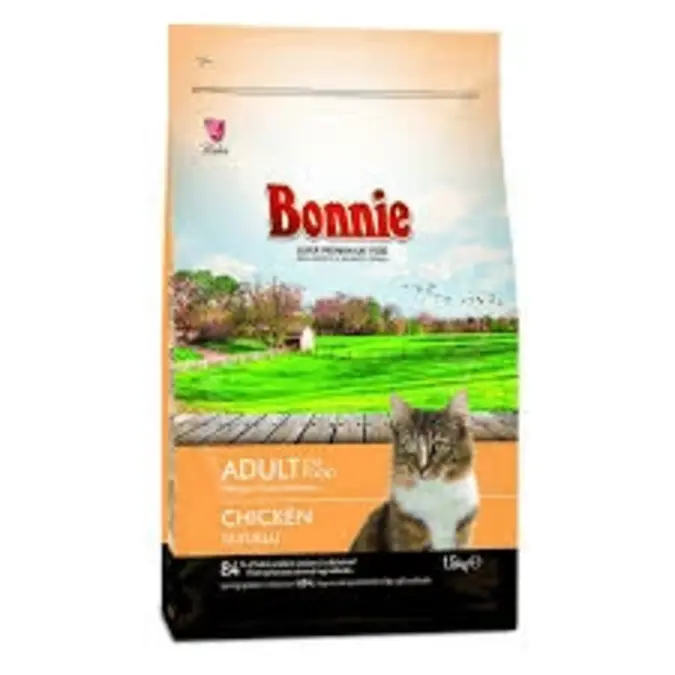 Bonnie Adult Cat Food Chicken 1.5Kg
